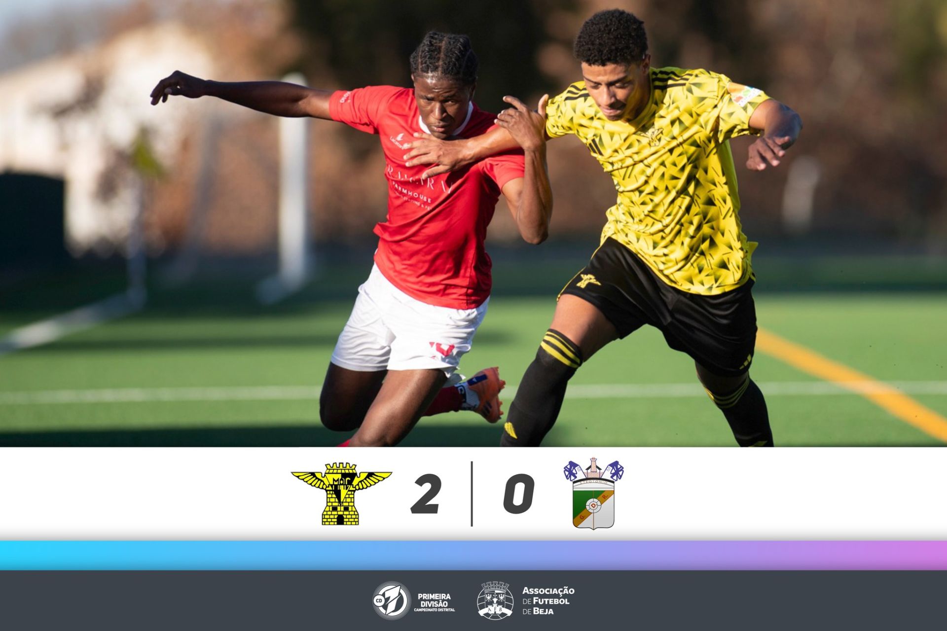 Moura Atlético Clube vence GD Renascente por duas bolas a zero